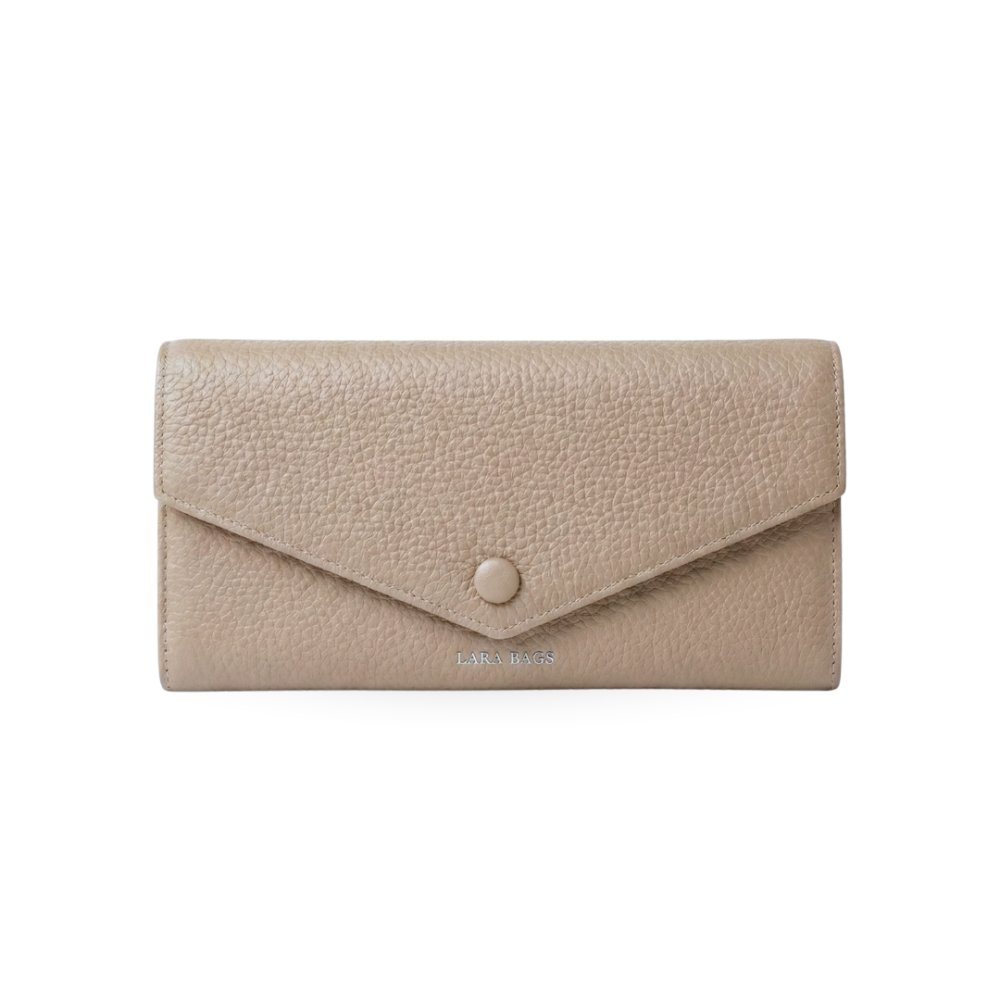 DÁMSKA KOŽENÁ PEŇAŽENKA taupe