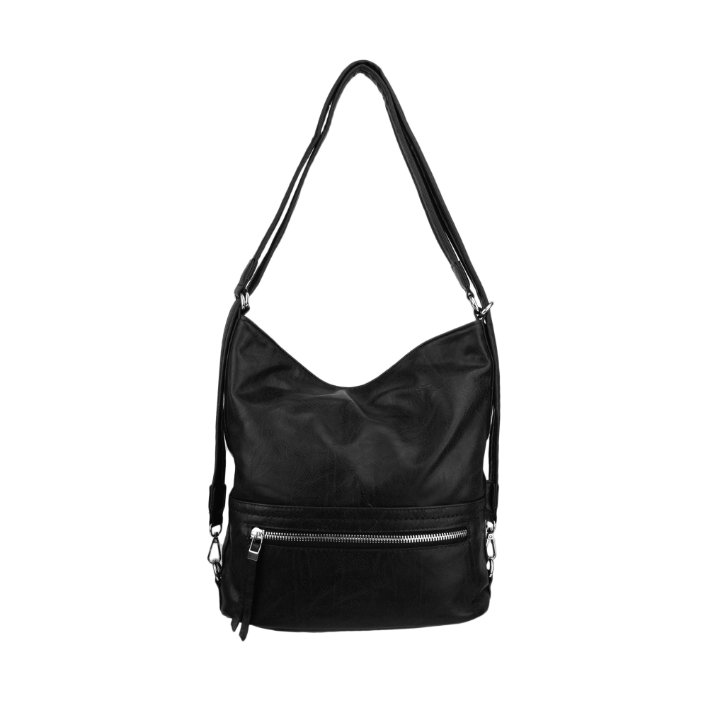 MIA dámska koženková kabelka Čierna