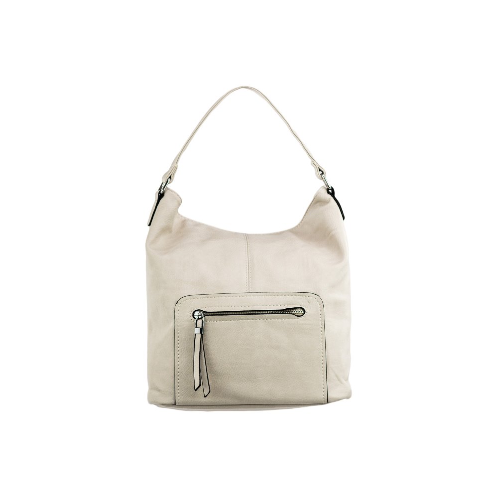 MARY dámska koženková kabelka Béžová