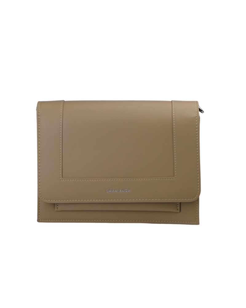 KABELKA CROSSBODY tmavo béžová