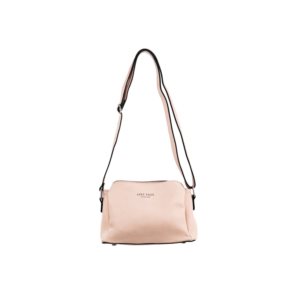 LILY dámska koženková kabelka Tmavoružová