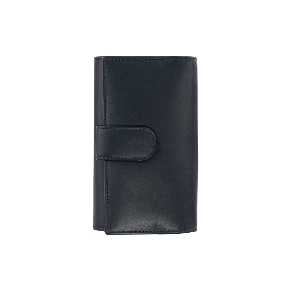 DÁMSKA KOŽENÁ PEŇAŽENKA Tmavomodrá