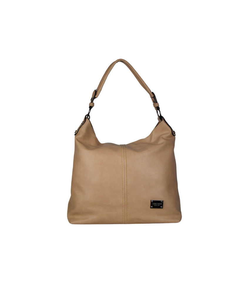 LEXI dámska koženková kabelka taupe