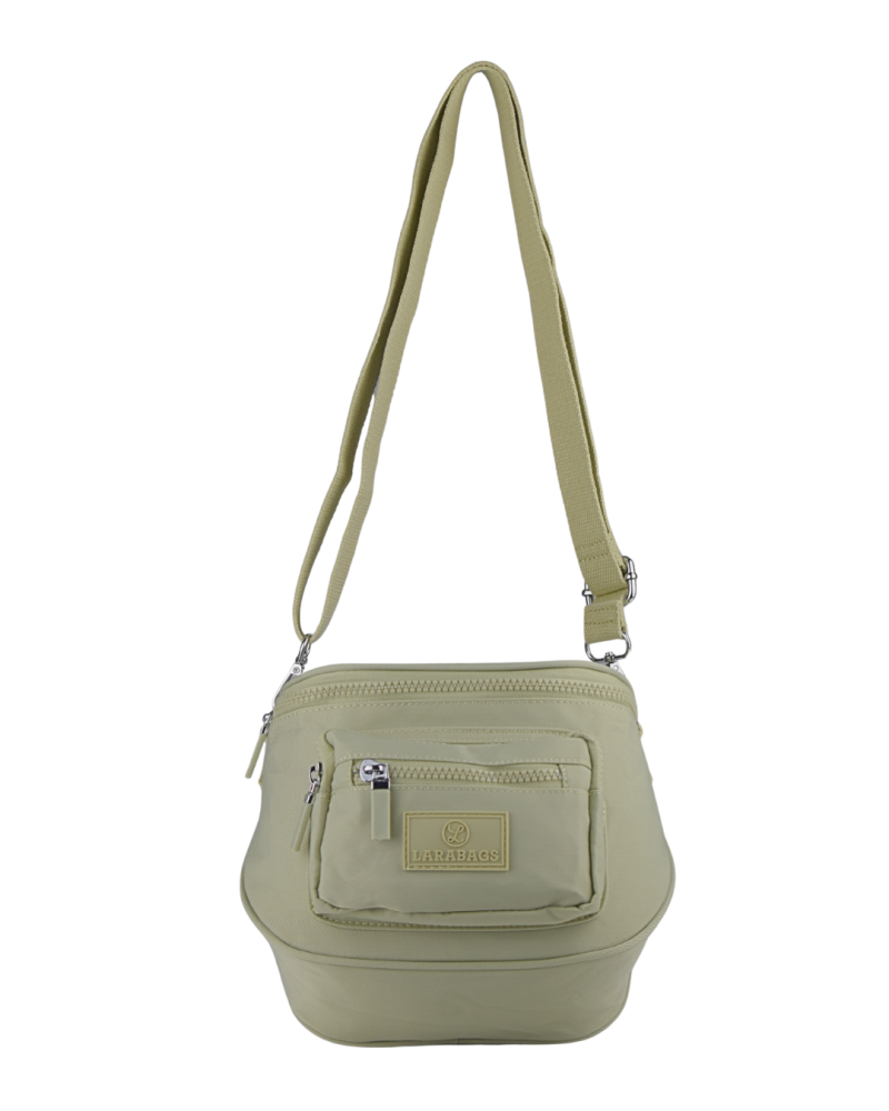 LÁTKOVÁ TAŠKA LARA BAGS Svetlo zelená