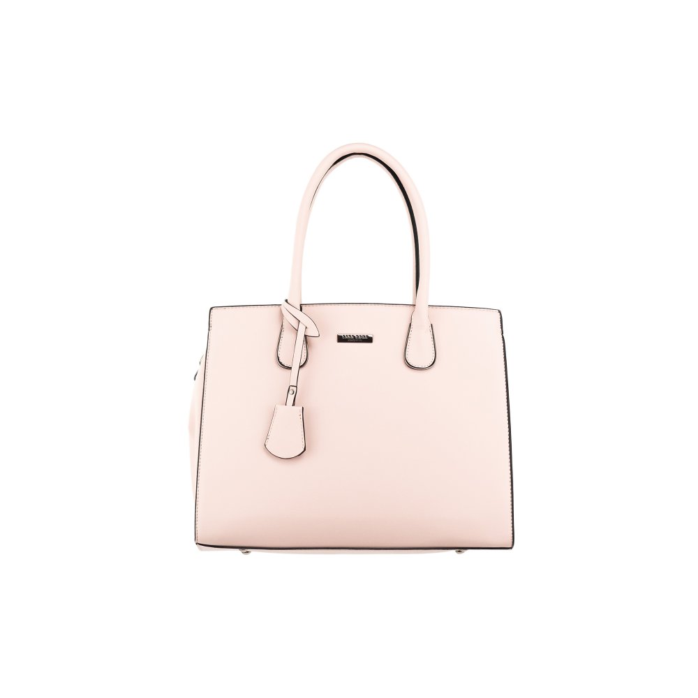 ELISA dámska koženková kabelka Ružová