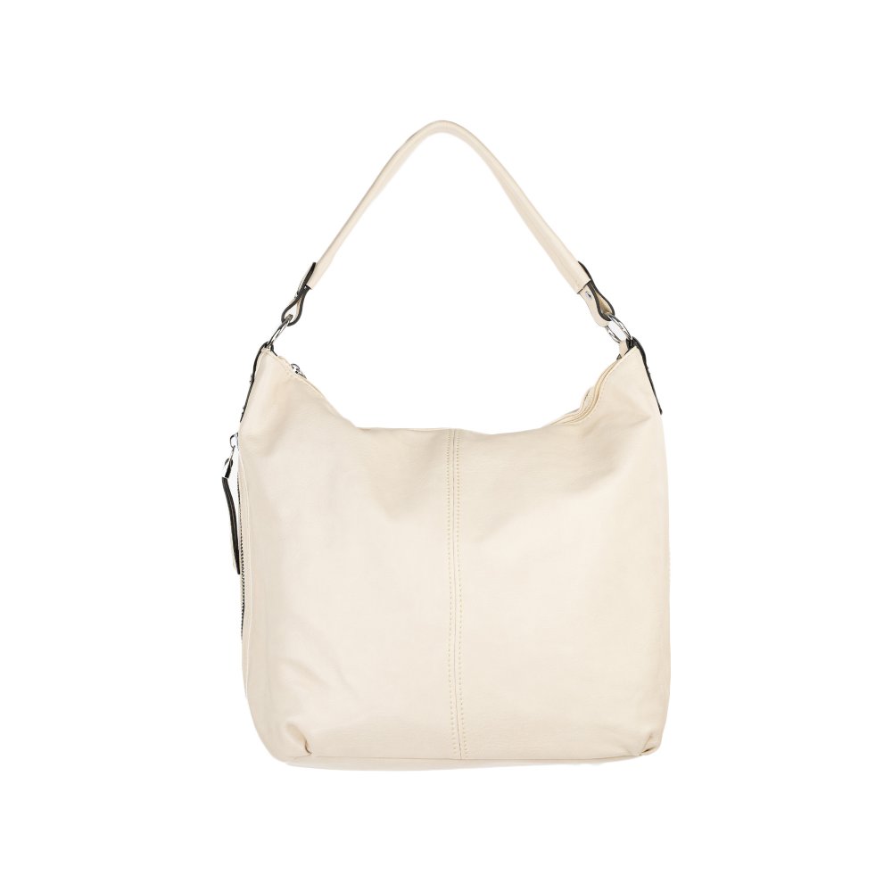 ZAIRA dámska koženková kabelka Béžová