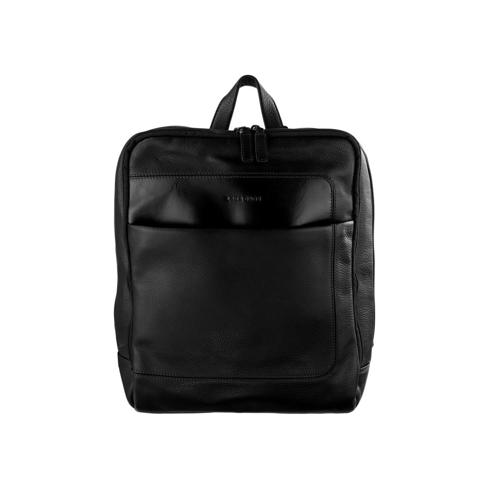 PÁNSKY KOŽENÝ BATOH Čierna