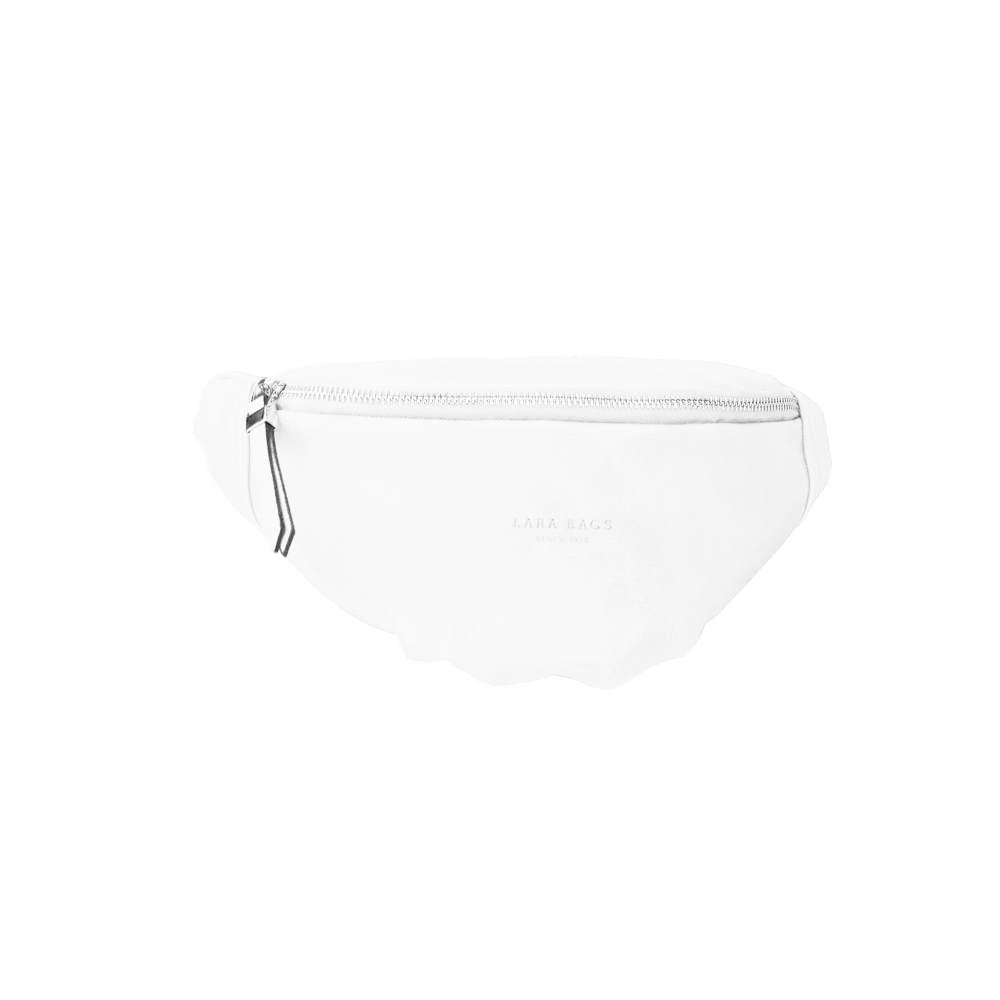 LOLA dámska koženková ľadvinka Biela