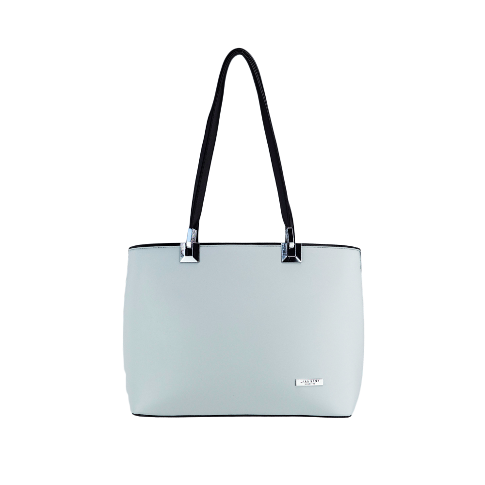 CHIARA dámska koženková kabelka Sivá