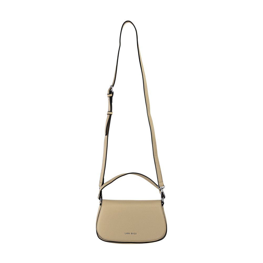 RACHEL dámska crossbody koženková kabelka taupe