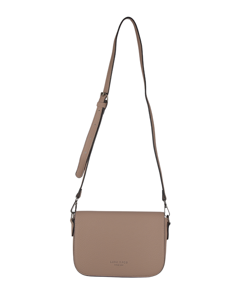 TIMEA dámska crossbody koženková kabelka Tmavoružová