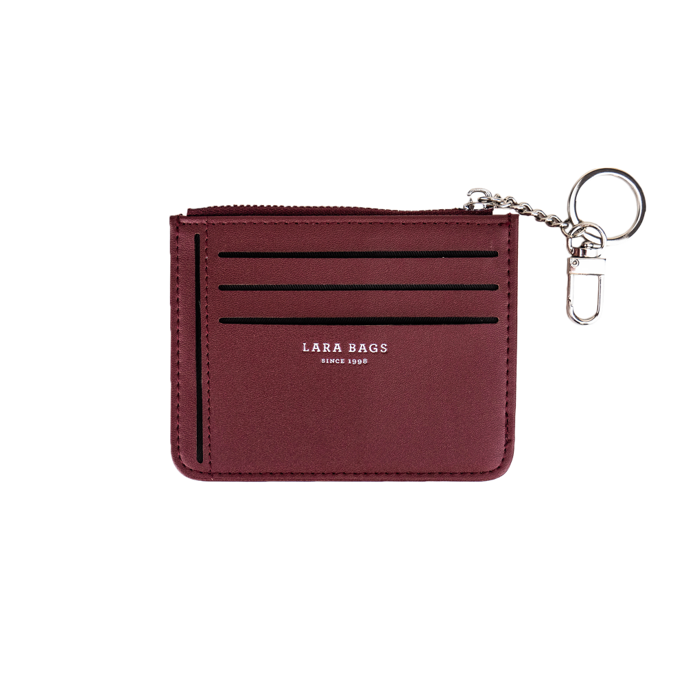 PEŇAŽENKA NA KARTY Bordová