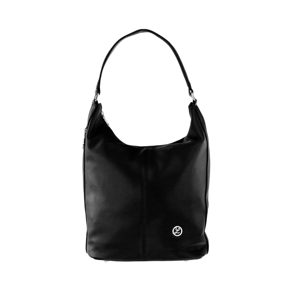 LEXI dámska koženková kabelka Čierna