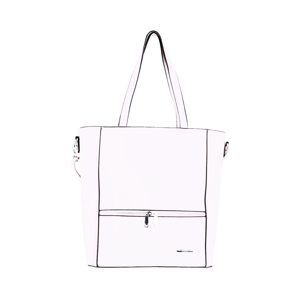 LIZZY dámska koženková kabelka Sivá