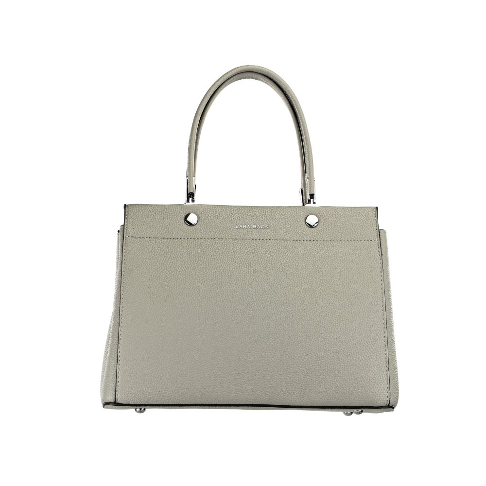 ELINA dámska koženková kabelka Sivá