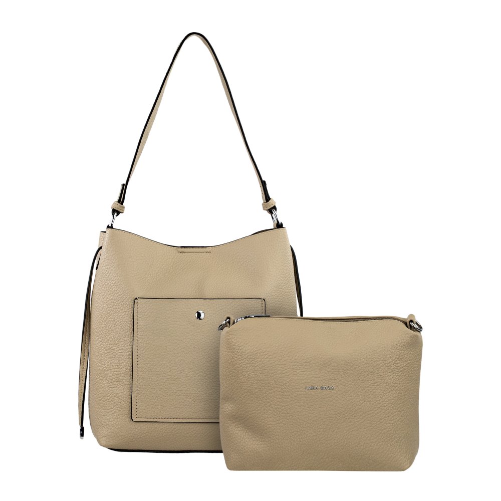 CELESTE dámska koženková kabelka taupe