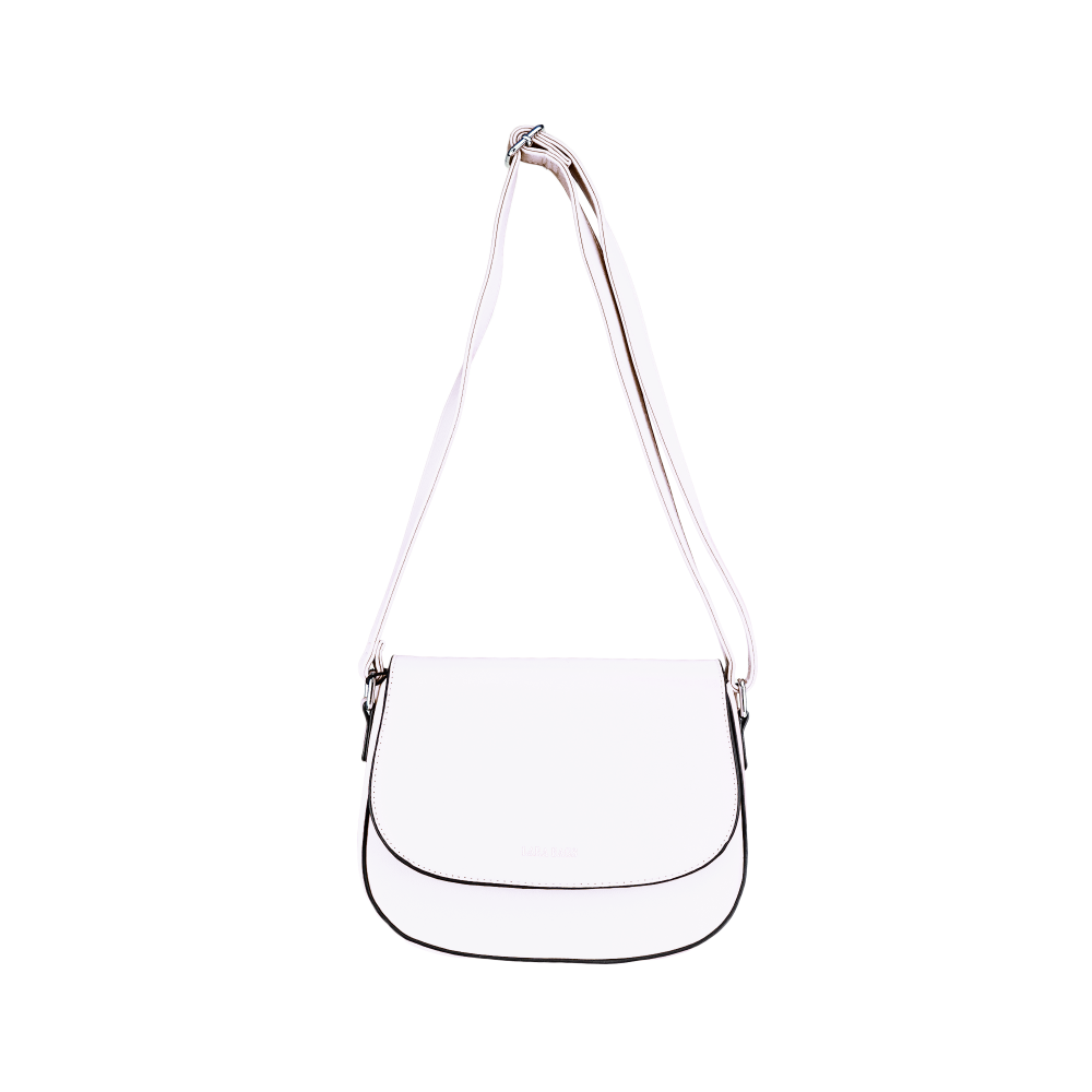 PAOLA dámska crossbody koženková kabelka Sivá