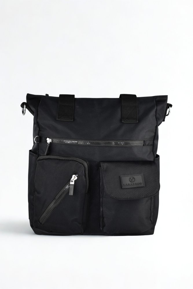 LÁTKOVÁ TAŠKA LARA BAGS Čierna