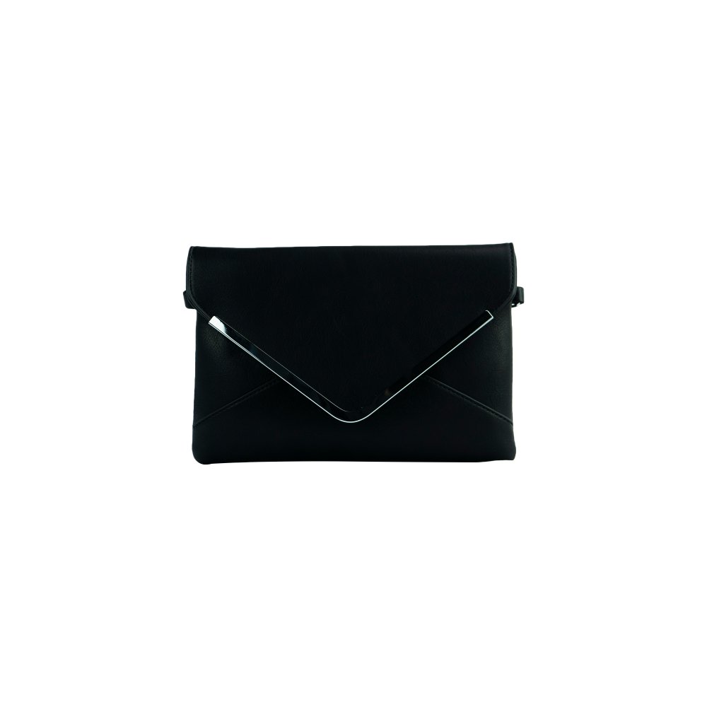LISTOVÁ KABELKA Čierna