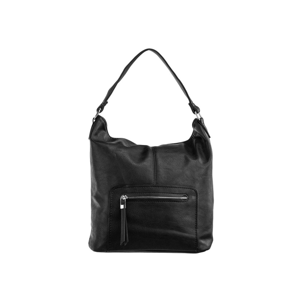 MARY dámska koženková kabelka Čierna