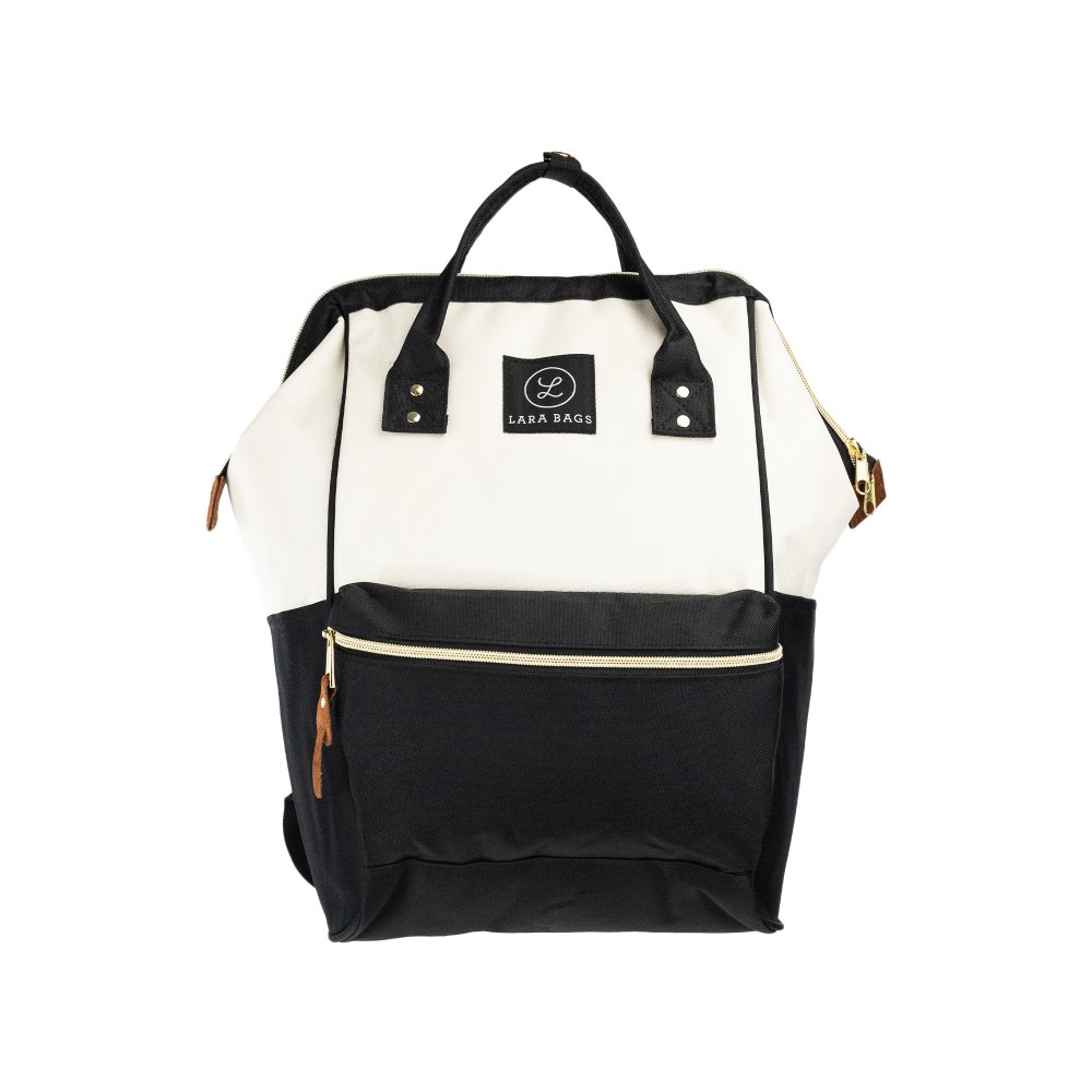 LÁTKOVÝ BATOH Čierna/Biela