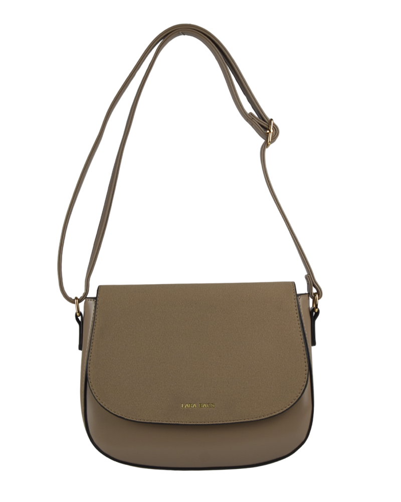 VANESA dámska crossbody  koženková kabelka taupe