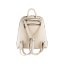 MARION jedno-zipsový taupe dámsky koženkový batoh