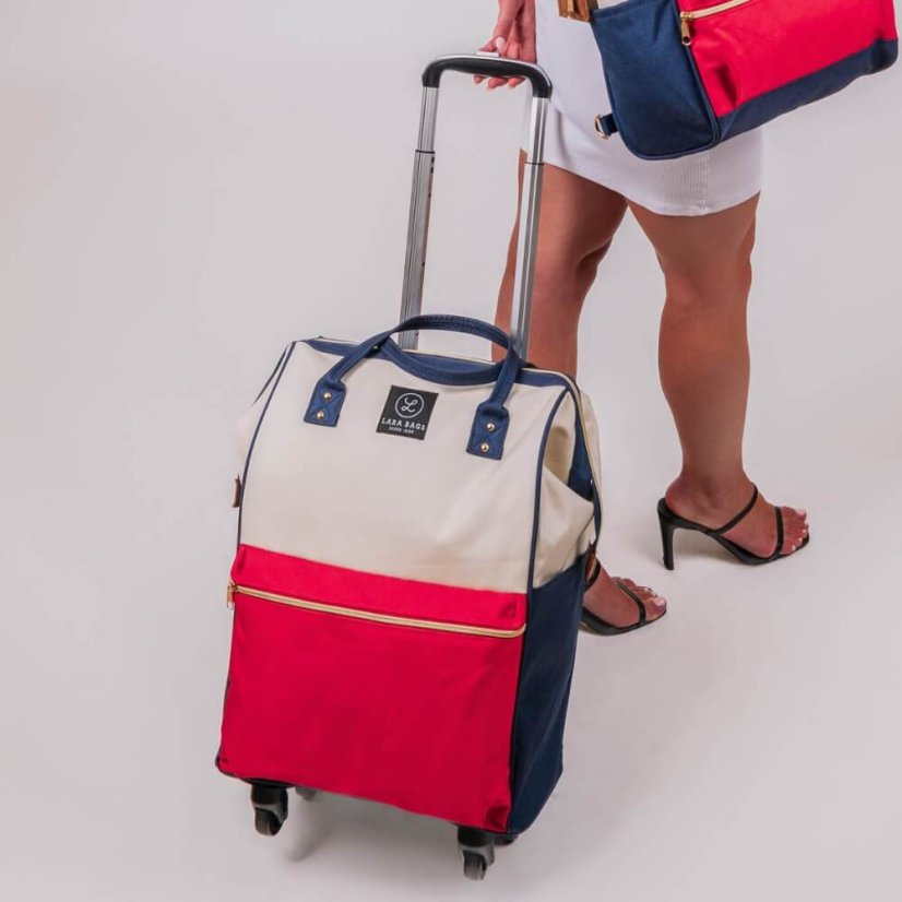 CESTOVNÁ TAŠKA NA KOLIESKACH - Farba: Sivá