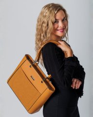 CARMEN dámska koženková kabelka
