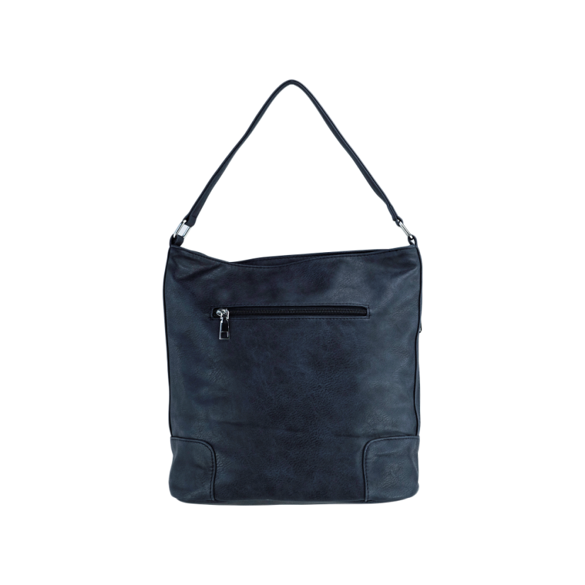 EMILY dámska koženková kabelka - Farba: tmavo béžová