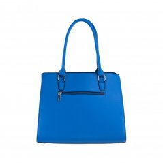 MARINA modrá dámska koženková kabelka