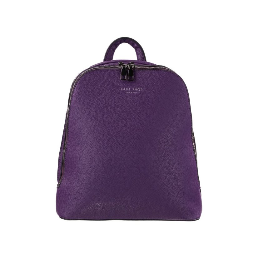 MARION dvoj-zipsový dámsky koženkový batoh