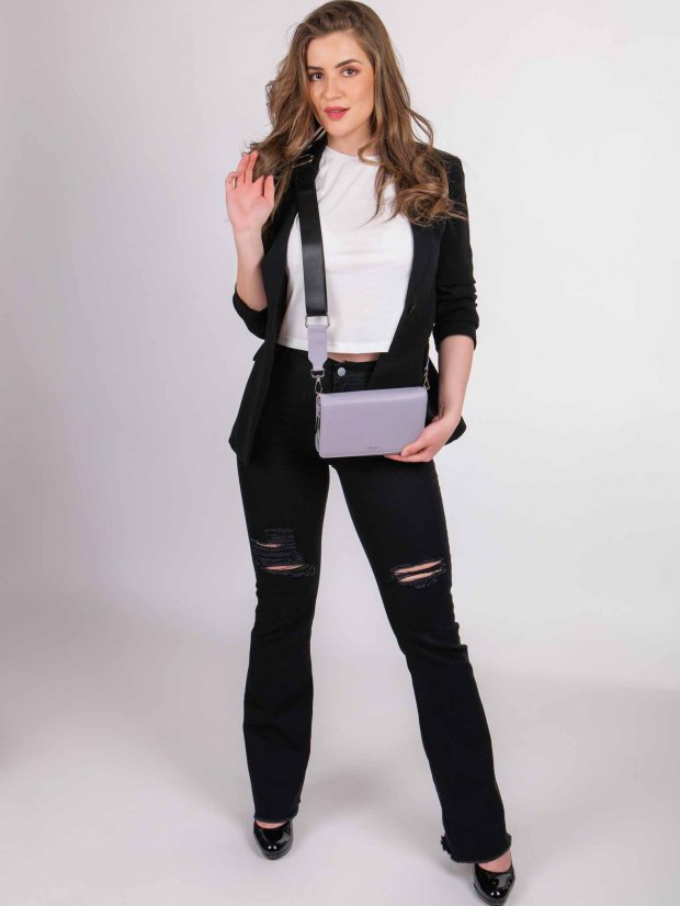 Dámska crossbody koženková kabelka