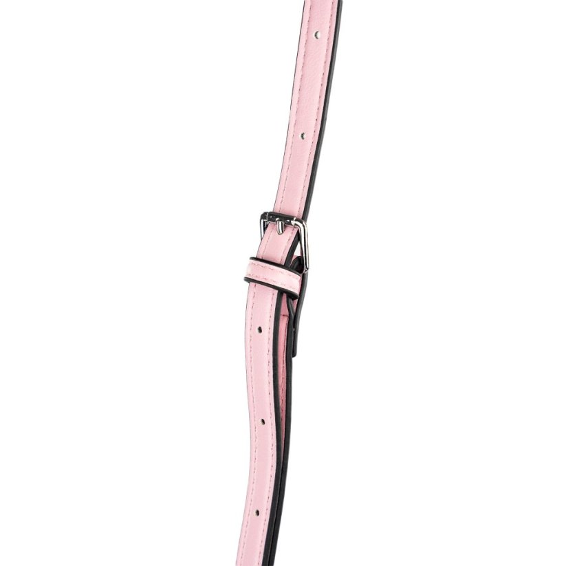 AIDA svetlo ružová dámska crossbody koženková kabelka