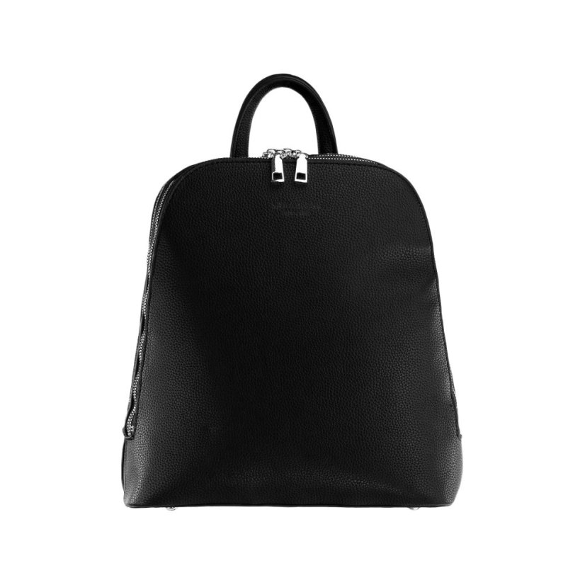 MARION dvoj-zipsový dámsky koženkový batoh