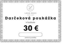 DARČEKOVÁ POUKÁŽKA 30€ NA NÁKUP V KAMENNEJ PREDAJNI