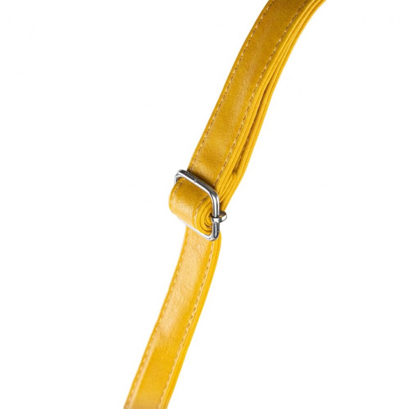NOEMI žltá dámska crossbody koženková kabelka