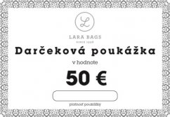 DARČEKOVÁ POUKÁŽKA 50€ NA NÁKUP V KAMENNEJ PREDAJNI