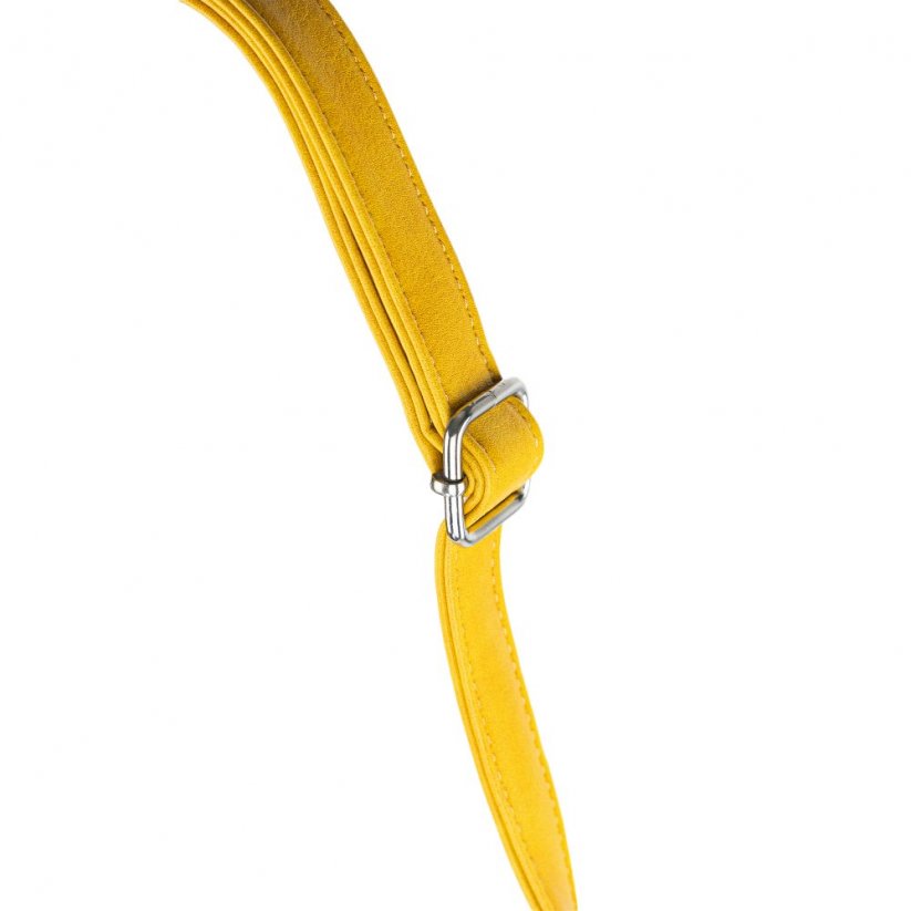 ZAIRA žltá dámska koženková kabelka