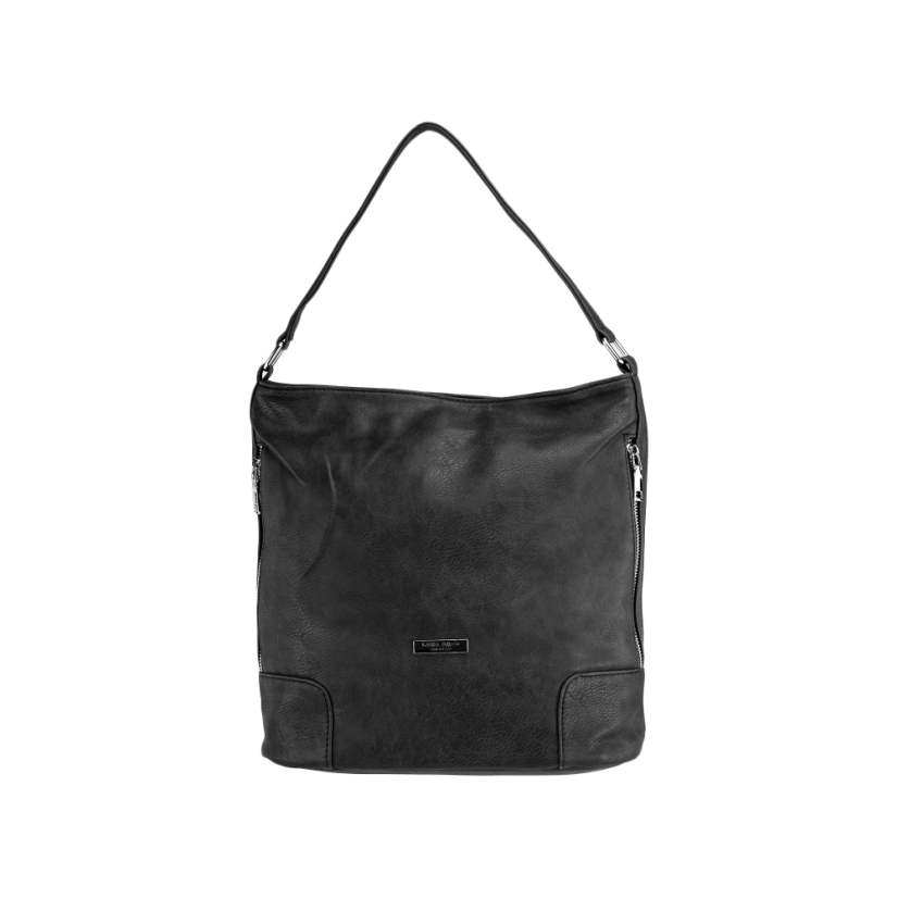 EMILY dámska koženková kabelka - Farba: tmavo béžová