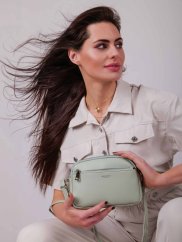 Dámska crossbody koženková kabelka