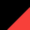 čierna/tmavočervená