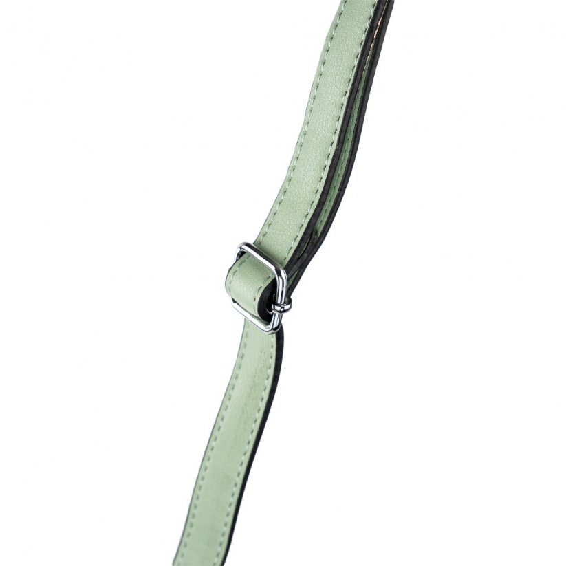 LISA svetlo zelená dámska koženková kabelka