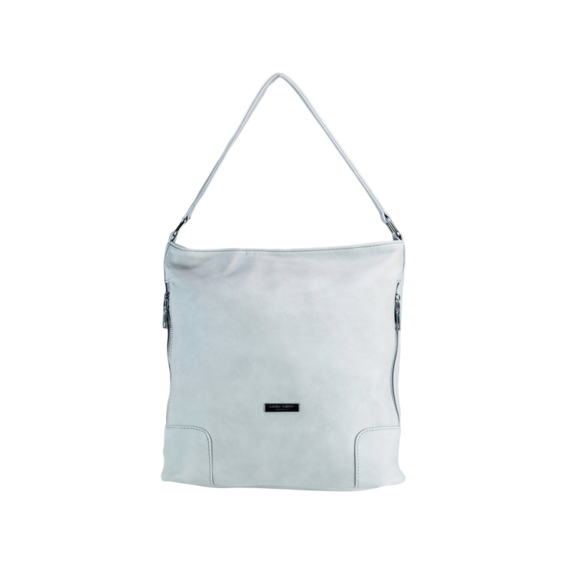 EMILY dámska koženková kabelka - Farba: tmavo béžová