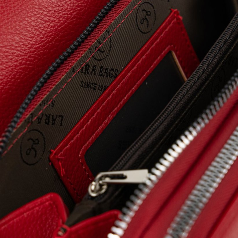Dámska crossbody koženková kabelka