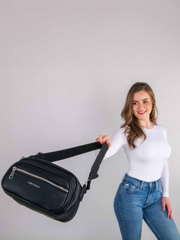 KLAUDIA dámska crossbody koženková kabelka