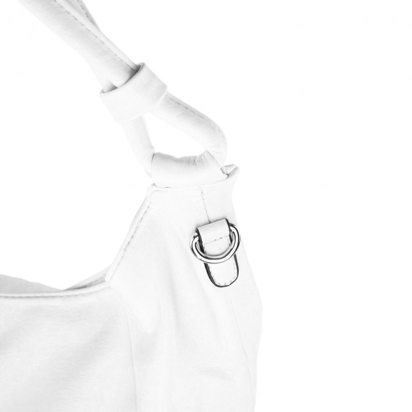 RITA biela dámska koženková kabelka