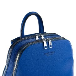 MARION dvoj-zipsový dámsky koženkový batoh