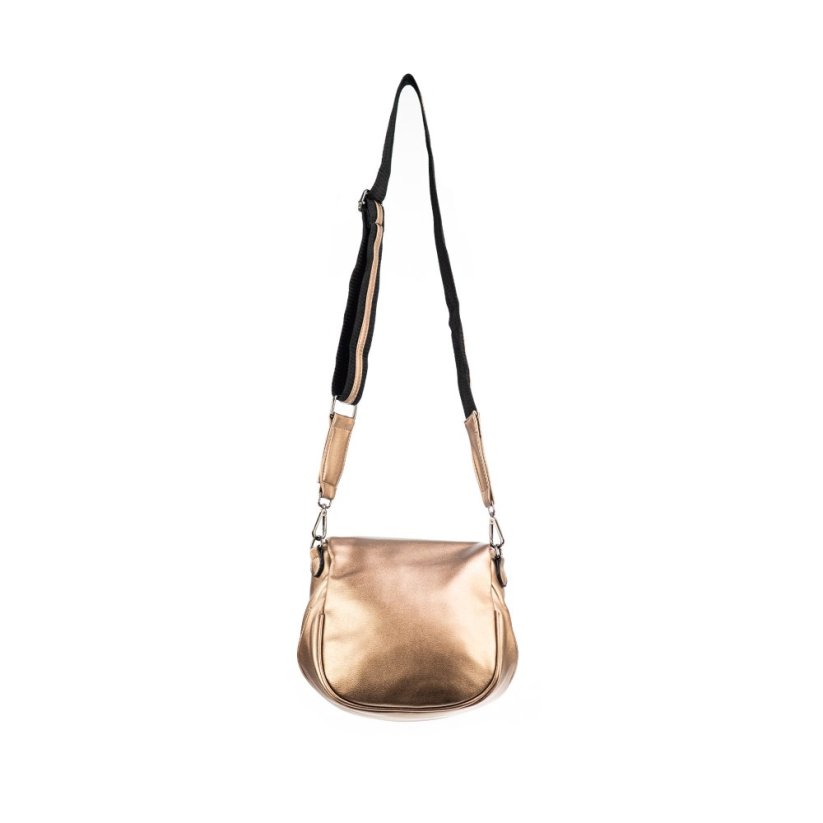 DIANA dámska crossbody koženková kabelka - Farba: Béžová