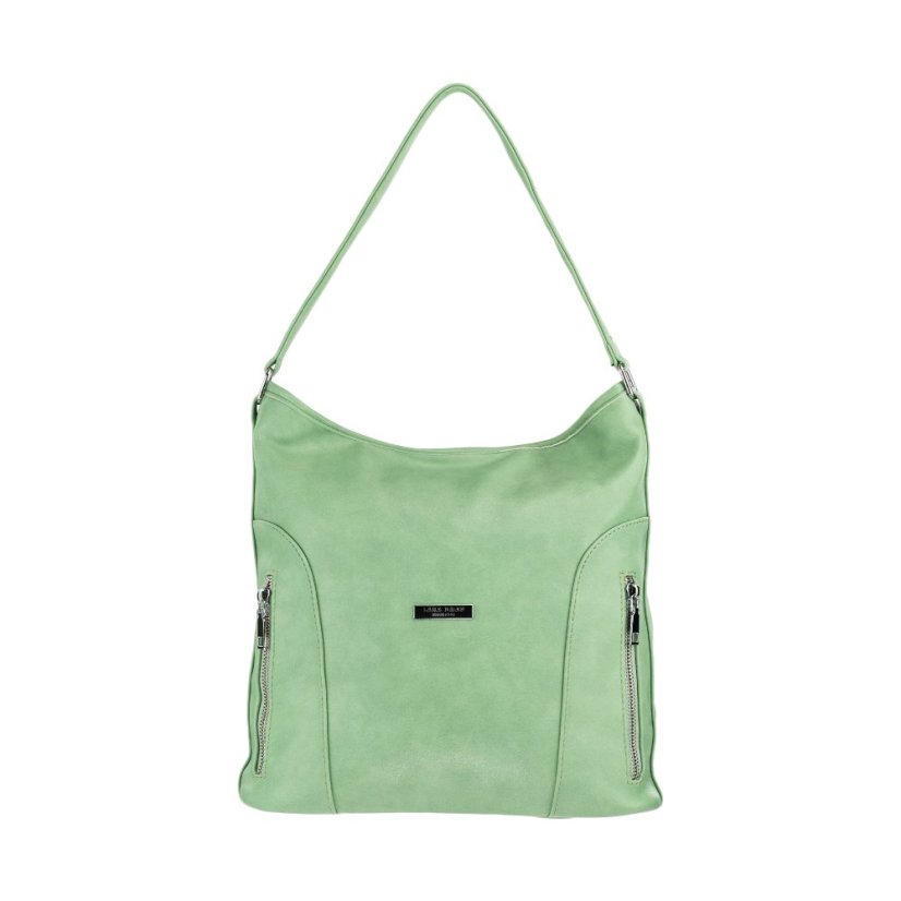 EMILY dámska koženková kabelka - Farba: tmavo béžová